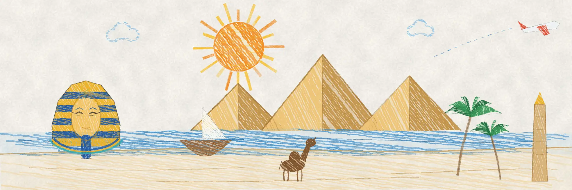 Egypt travel landscape